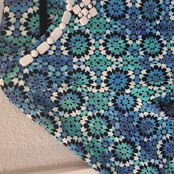 Ruby Rd. Colorful beaded shirt size 1X - Picture 6 of 9